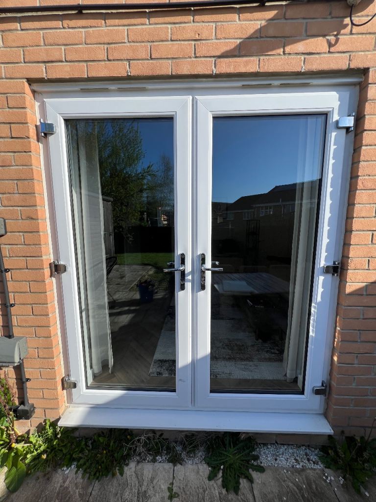 Used upvc pvc french doors