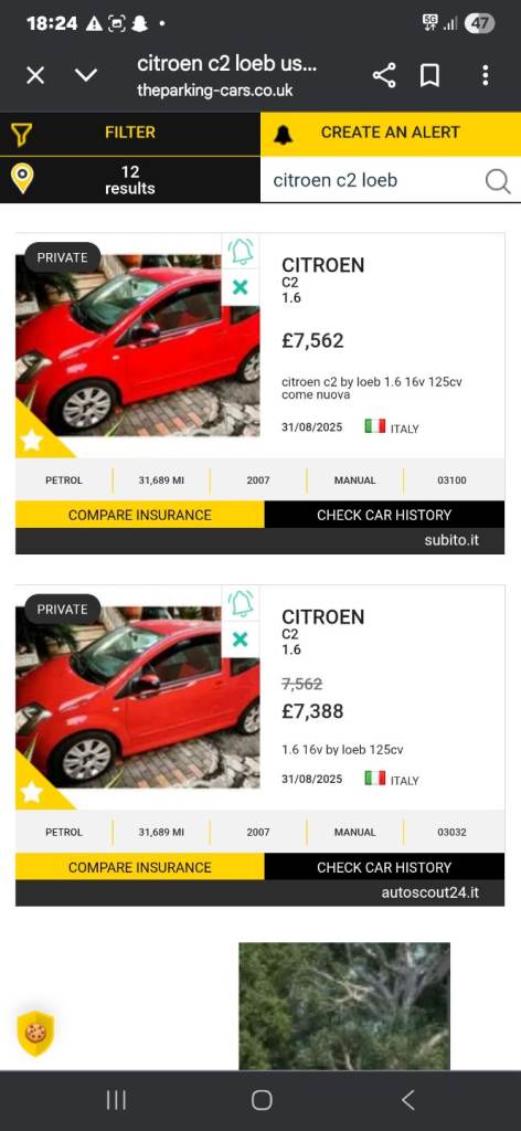 Citroen, C2, Hatchback, 2007, Manual, 1587 (cc), 3 doors