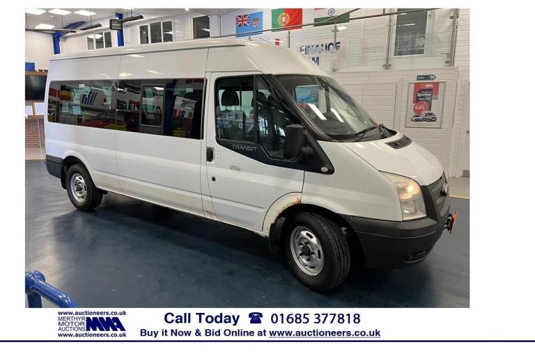 2013 Ford Transit T350 L3 2.2TDCI 135PS RWD LWB 9 SEAT MINIBUS ------------------------------ MIN...