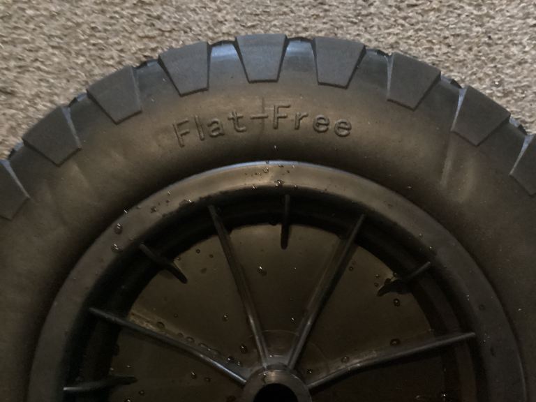 As above wheelbarrow wheels 4 left reduced 5 pounds each | in East End ...
