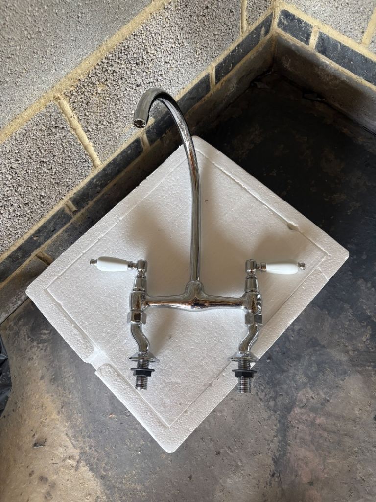 Chrome Kitchen Mixer Taps - Good Condition