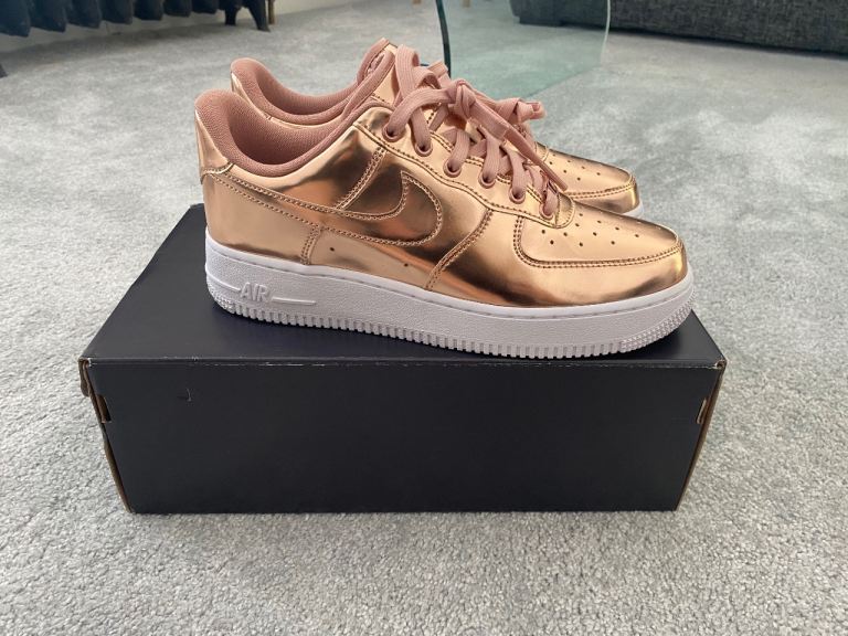 Rose gold Nike Air Force 1s BRAND NEW
