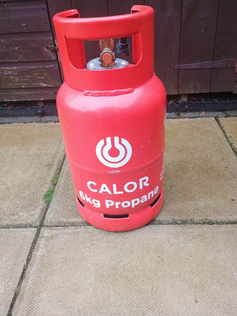 Calor gas bottle.