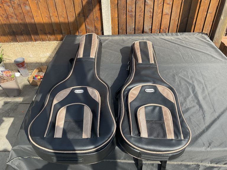 Thomann guitar gig bags ,pair , electric & acoustic 