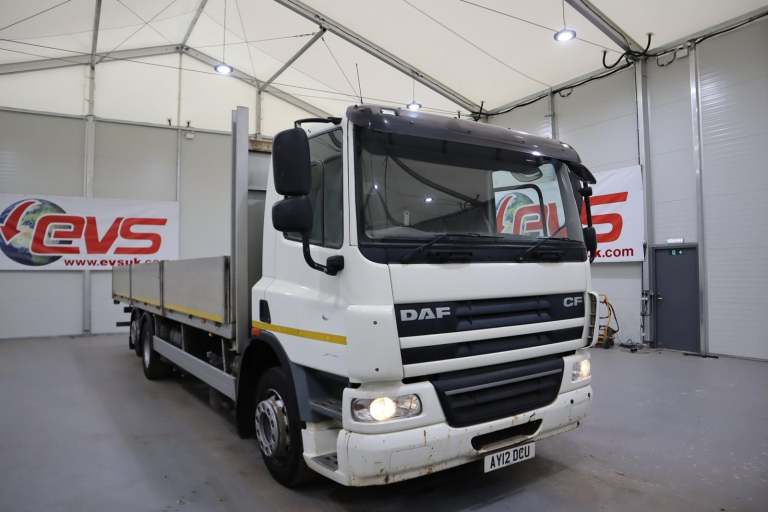 2012 (12 PLATE) DAF CF75.250 DROPSIDE 6x2 Euro 5 Flatbed