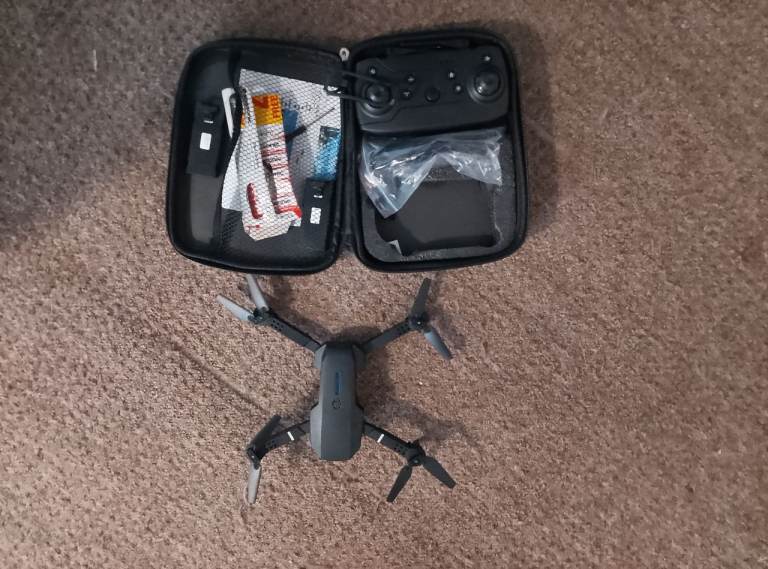 Mini Drone with Controller and Carry Case - As Good As New