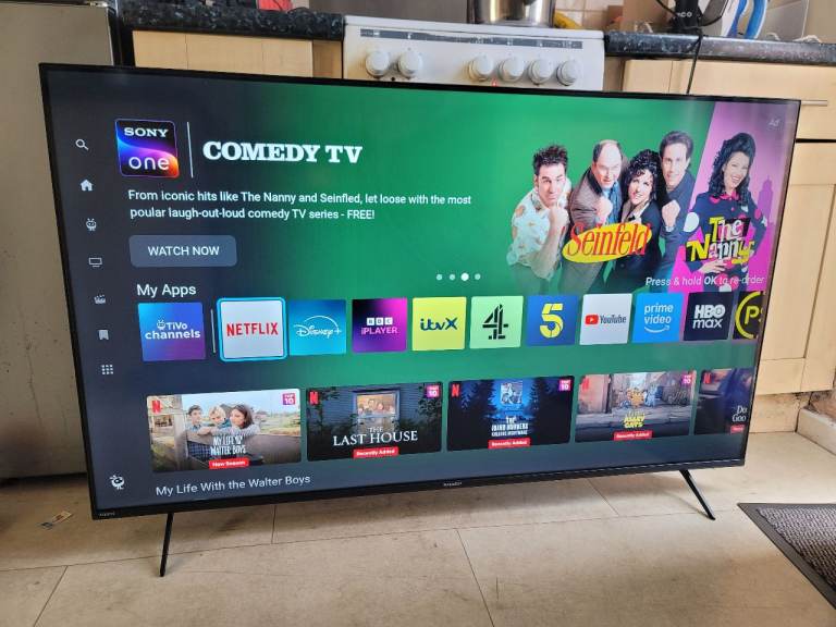 55 inches Sharp 4K Ultra HD Smart Led TV 3 months old 