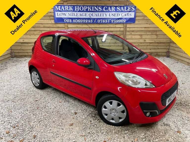 2013 Peugeot 107 1.0 12V Active Hatchback 3dr Petrol 2 Tronic Euro 5 (68 ps) Hatchback Petrol Aut...