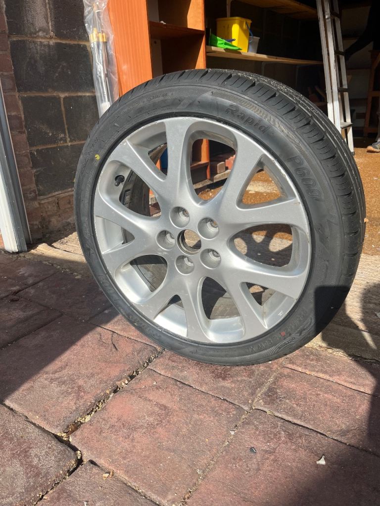 Mazda 6 low profile rim and tyre, for 18 inch wheels 