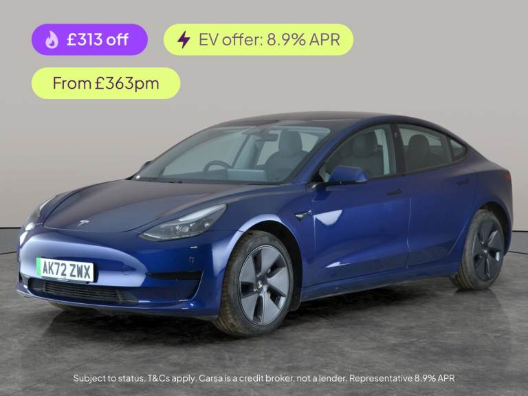 2022 Tesla Model 3 Saloon 4dr Electric Auto RWD (241 bhp) - PARK ASSIST - LED - REVERSE CAM Saloo...