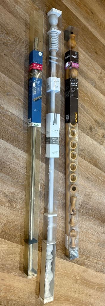 Curtain Poles - All New & In Original Packaging (£5.00 Each)