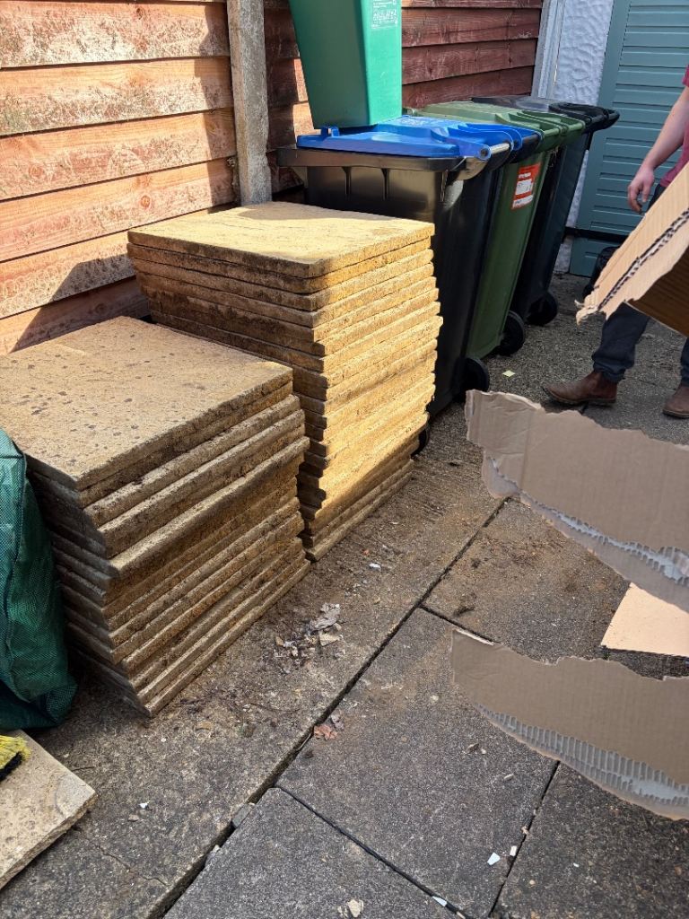 41 Full Size Used Garden Patio Slabs