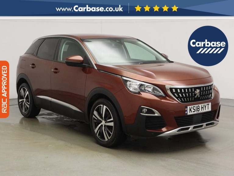 2018 Peugeot 3008 1.2 PureTech Allure SUV 5dr Petrol Manual Euro 6 (s/s) (130 ps) SUV PETROL Manual