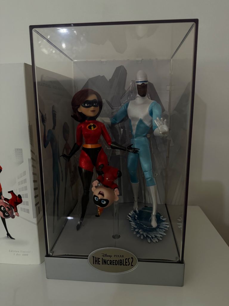 Disney Limited Edition Incredibles 2 Designer Doll set - Elastigirl Frozone Jack Jack