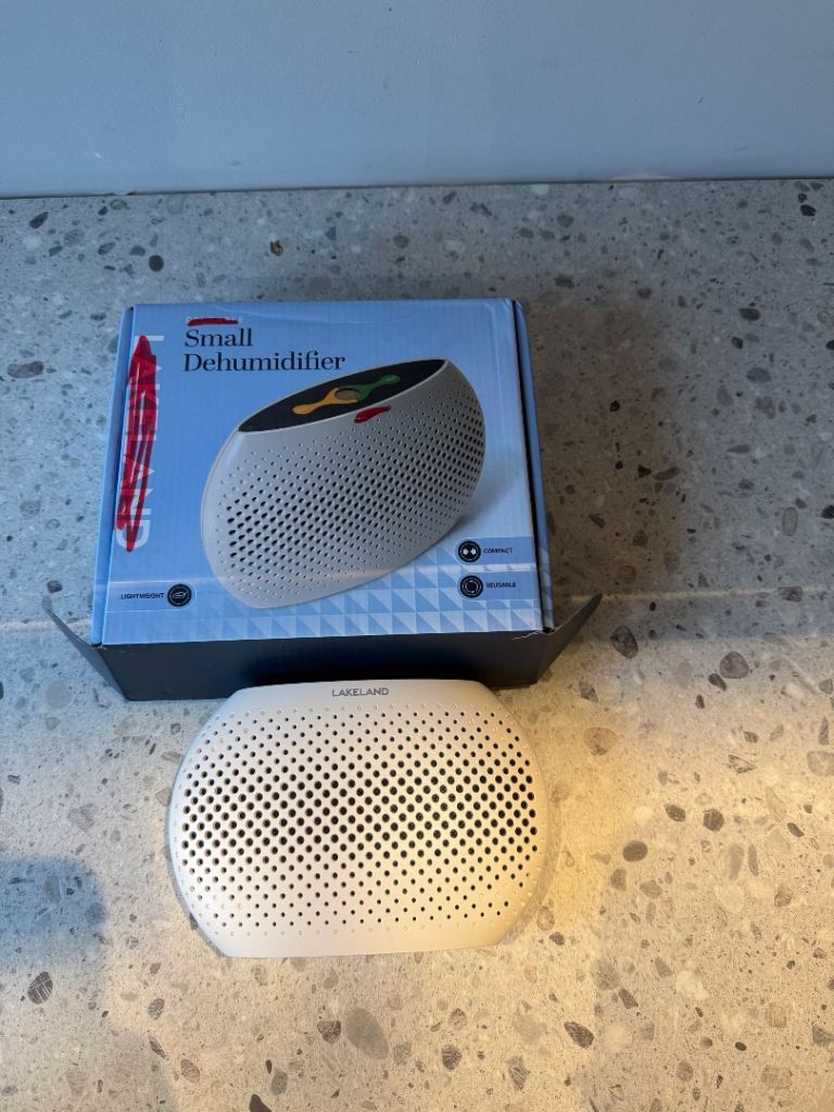 Lakeland Small Rechargeable Dehumidifier | Cordless & Reusable | RRP £20