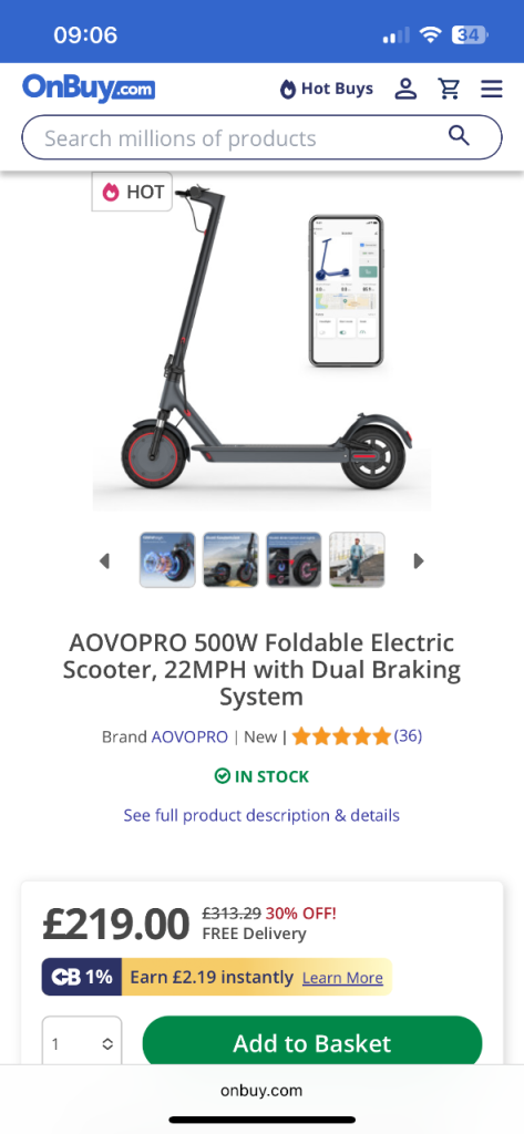 Electric scooter 