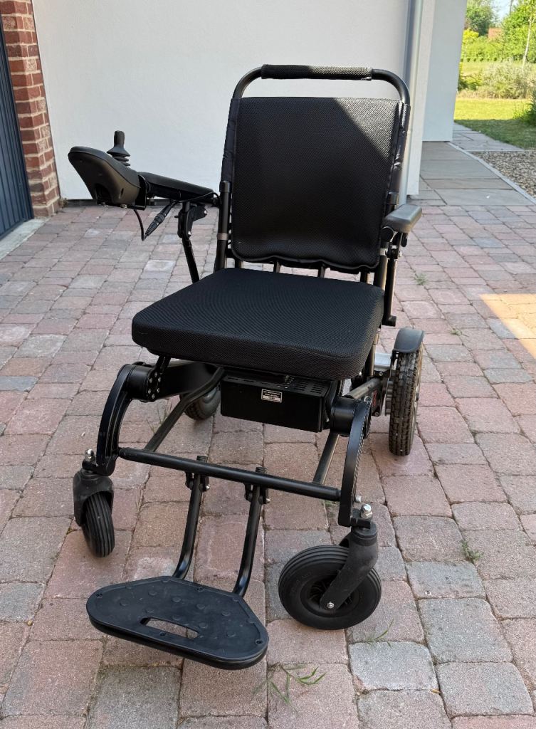 SMART CHAIR X folding electric power chair on wheels / Wheelchair for mobility aid