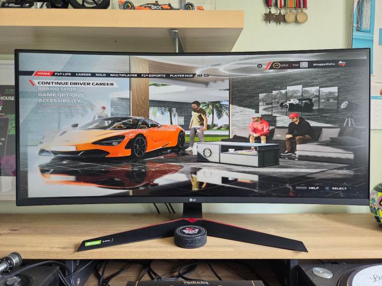 LG UltraGear 34GN850-B 34-inch Curved Gaming Monitor – Good Condition