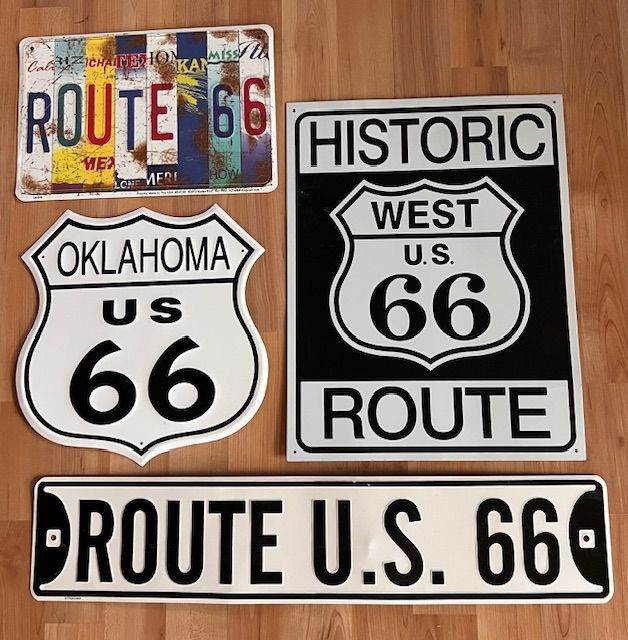Route 66 metal signs £25