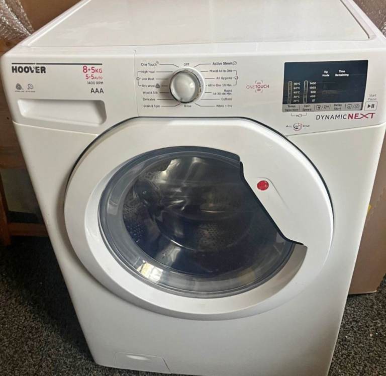 Washer dryer hoover washing 8 kg and 5 dry