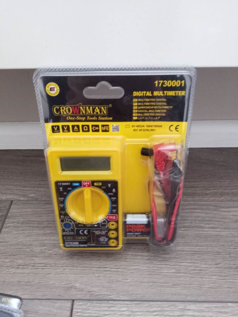 CROWNMAN Digital Multimeter – Brand New