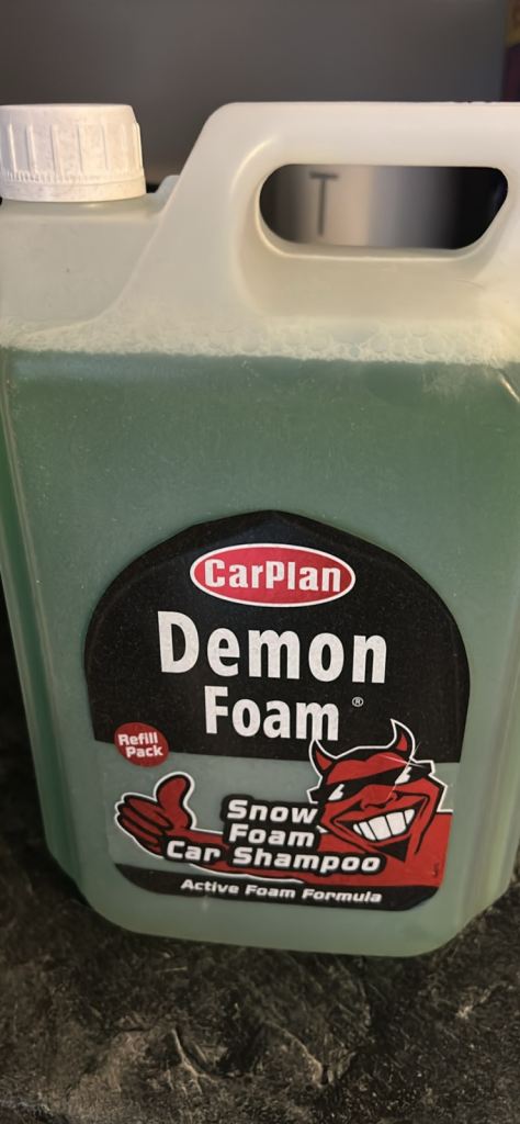 demon foam car shampoo 