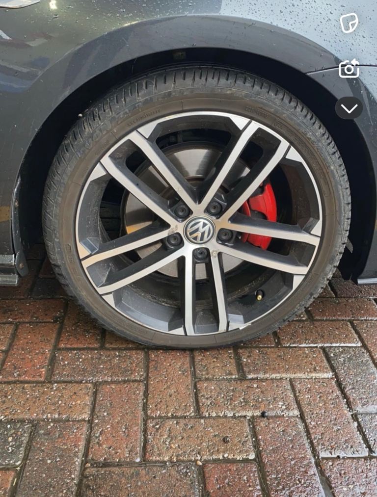 Golf alloy wheels