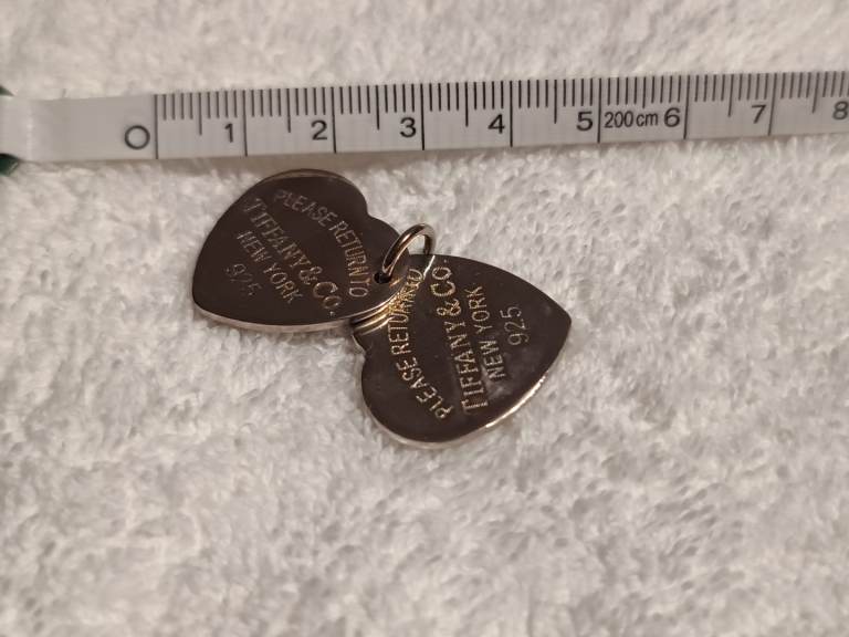 Tiffany &Co double heart pendant