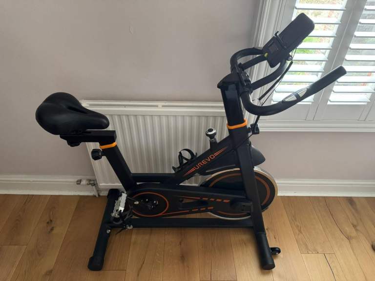 UREVO Kardio E1 Exercise Bike, 10kg Flywheel Cycling Bike 260LBS Weight Capacity