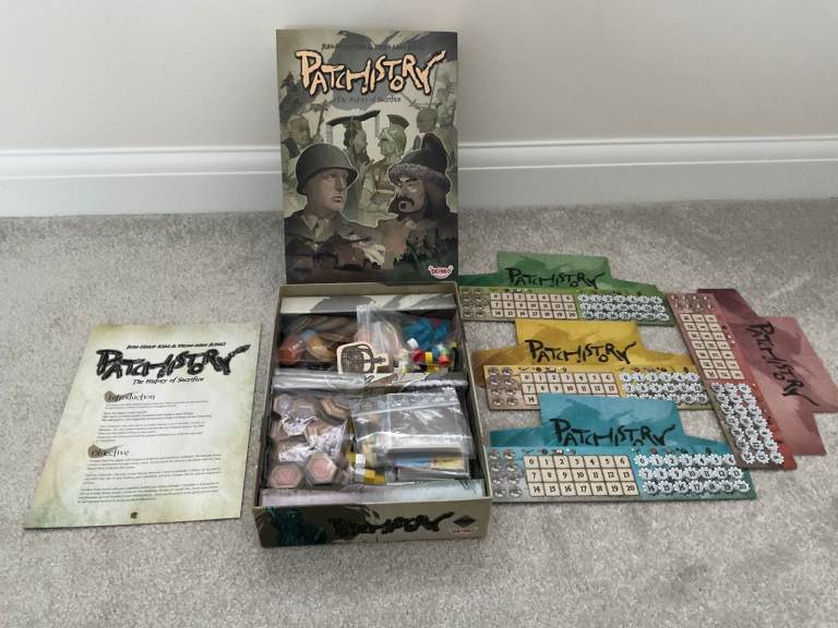 image for Board Game: Patchistory (2013)  2-4 Players Age 12+ (Excellent Condition)