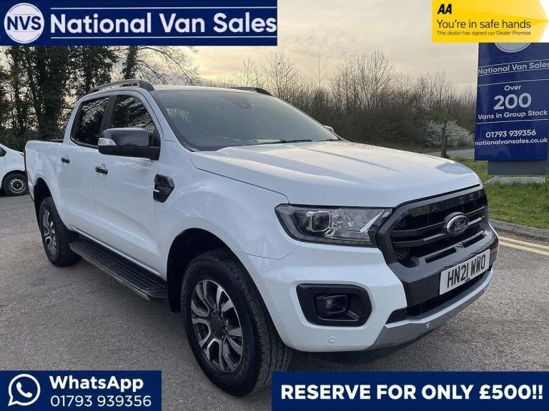 2021 Ford Ranger 2.0 EcoBlue Wildtrak Auto 4WD Euro 6 (s/s) 4dr PICK UP Diesel Automatic
