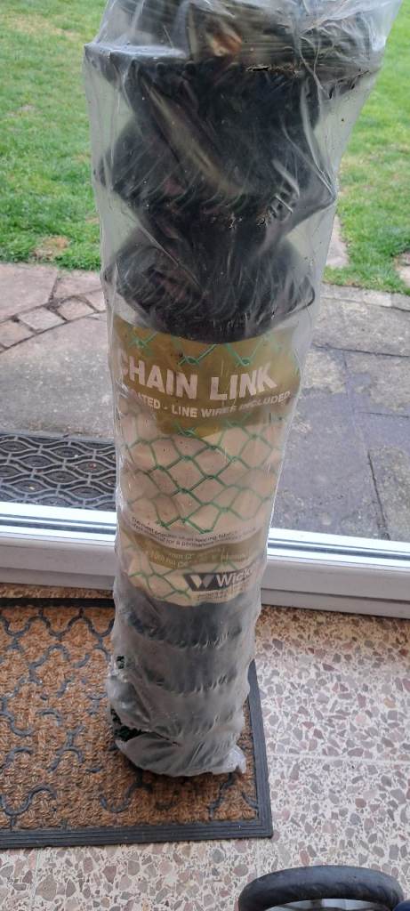 900mm x 10m green chain link fence roll