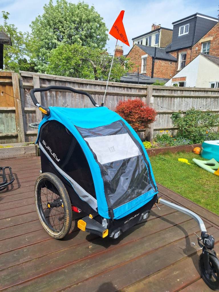 Burley D'lite X Double bike trailer in great condition