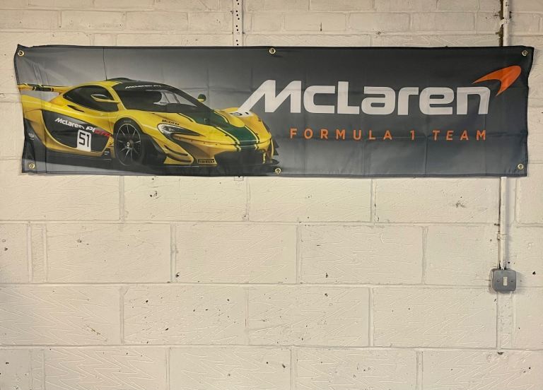 McLaren F1 Team Garage Banner 
