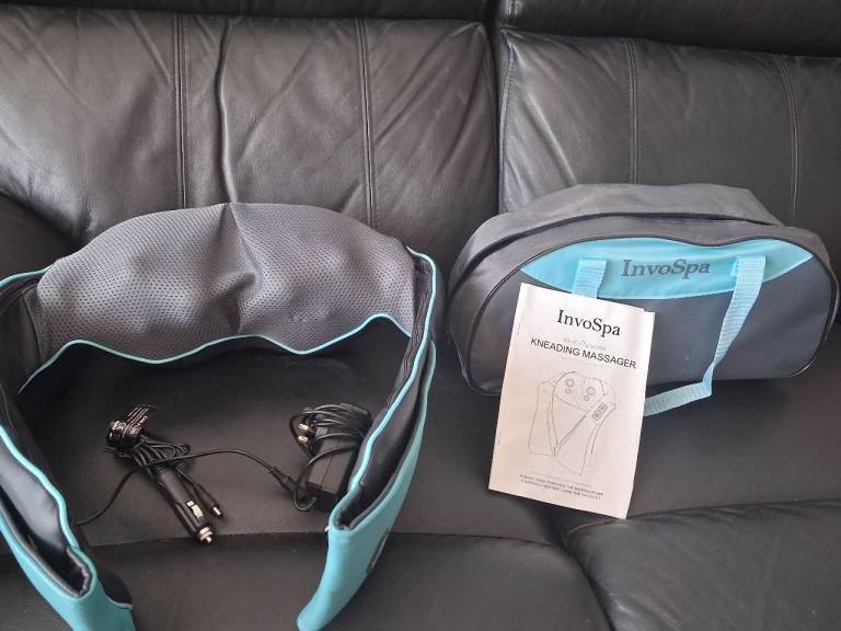 InvoSpa Kneading Massager with Carry Bag – As Good As New
