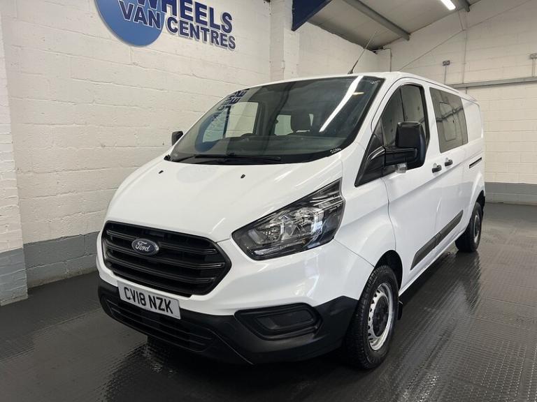 2018 Ford Transit Custom 2.0 300 EcoBlue Crew Van Double Cab 5dr Diesel Manual L2 H1 Euro 6 (6 Se...
