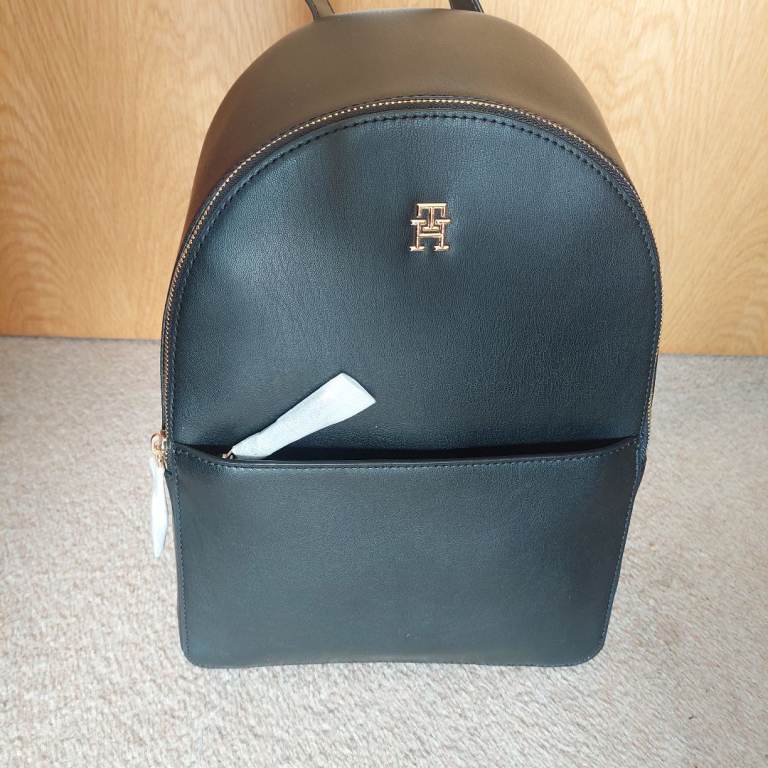 Tommy Hilfiger Black Backpack – Brand New with Tags
