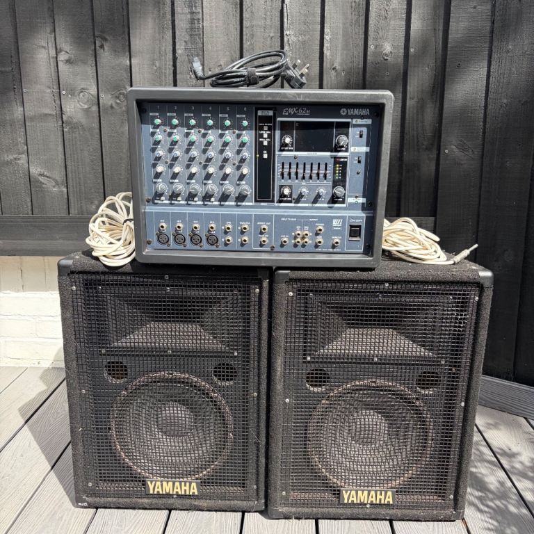 Yamaha PA system.