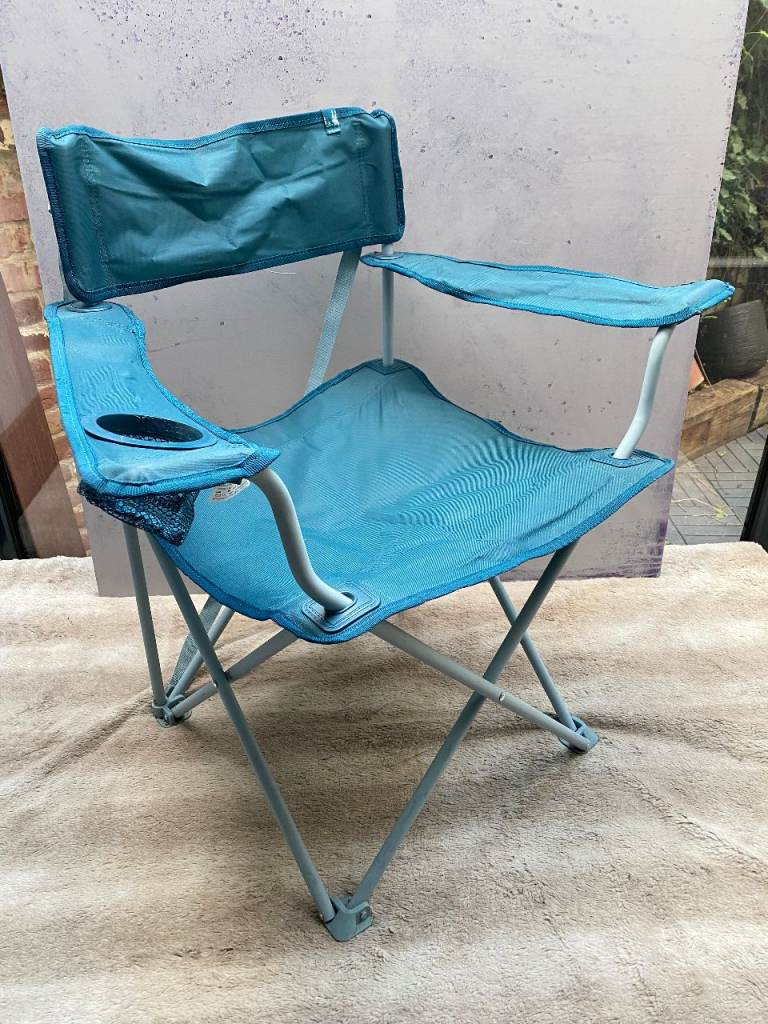 Quechua Camping Chair folding with carrying strap campsite fishing hiking easy storage