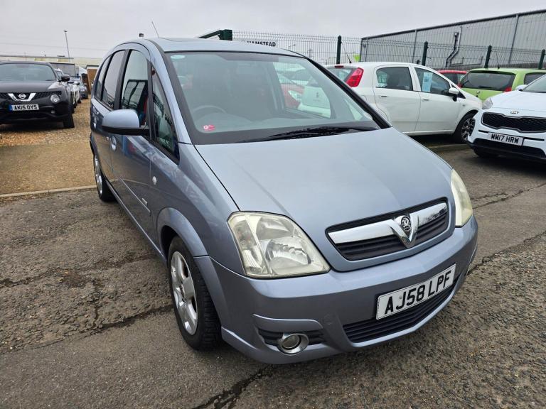 2008 Vauxhall Meriva 1.6i 16V Design 5dr MPV PETROL Manual