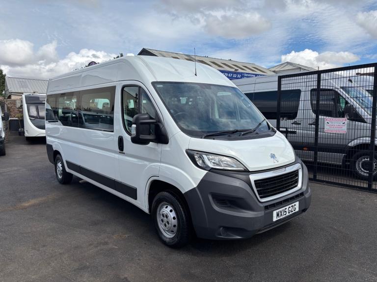 2015 Peugeot Boxer 2.2 HDi H2 MINIBUS 14 SEATER 130ps Minibus Diesel Manual