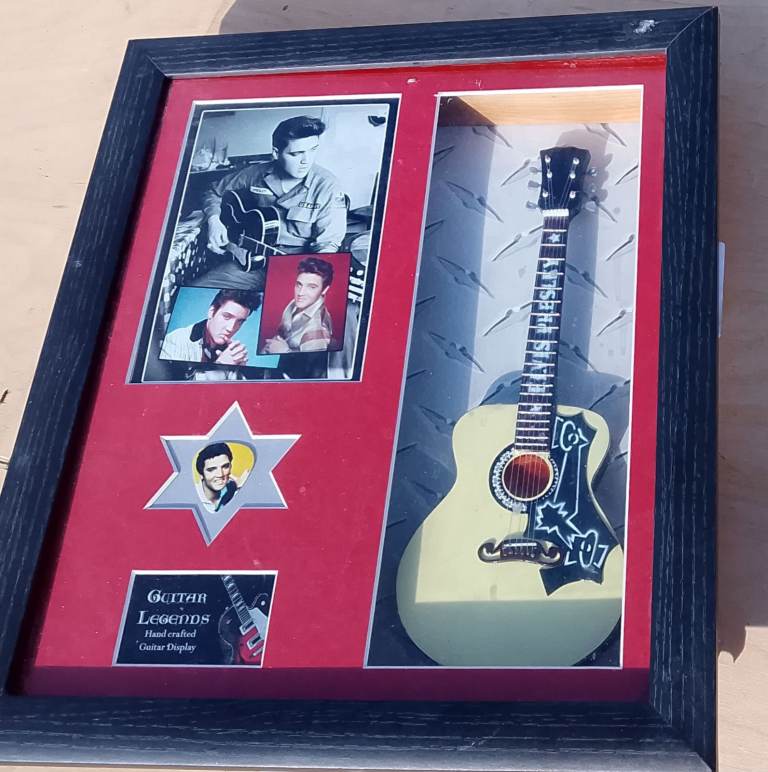 Elvis Presley Guitar Legends Framed Display