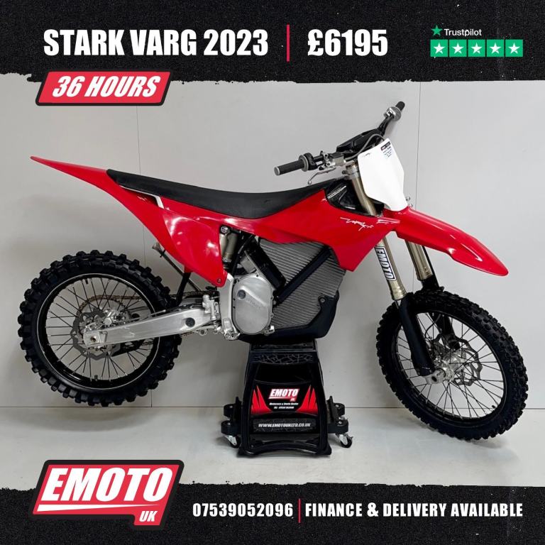 STARK VARG 60HP Electric Motocross Bike 26 Hrs @EmotoUK - Finance Available
