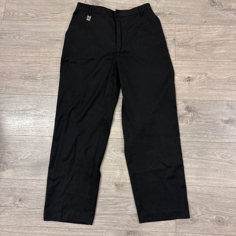 Boys Black straight leg smart trousers - 3XL 