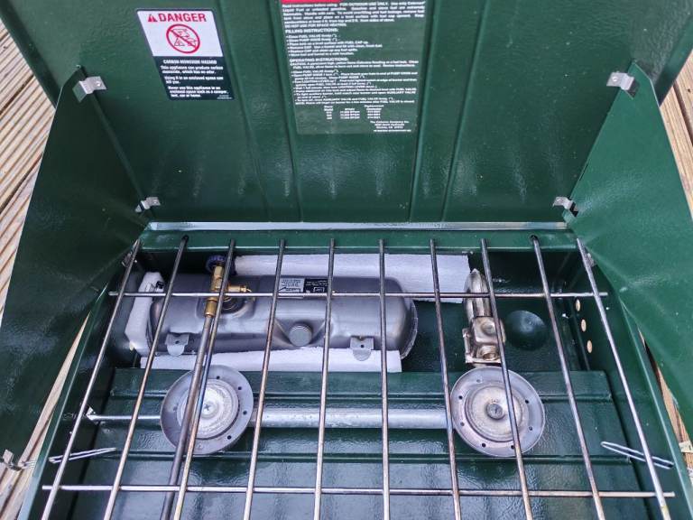 Coleman dual fuel camping stove