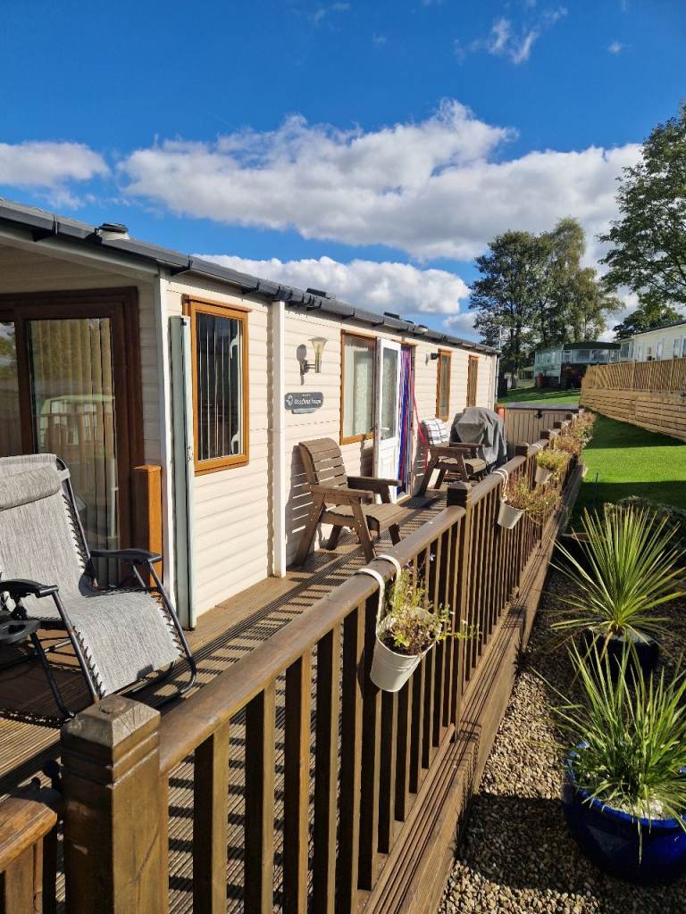 Woodland escape static caravan hexham