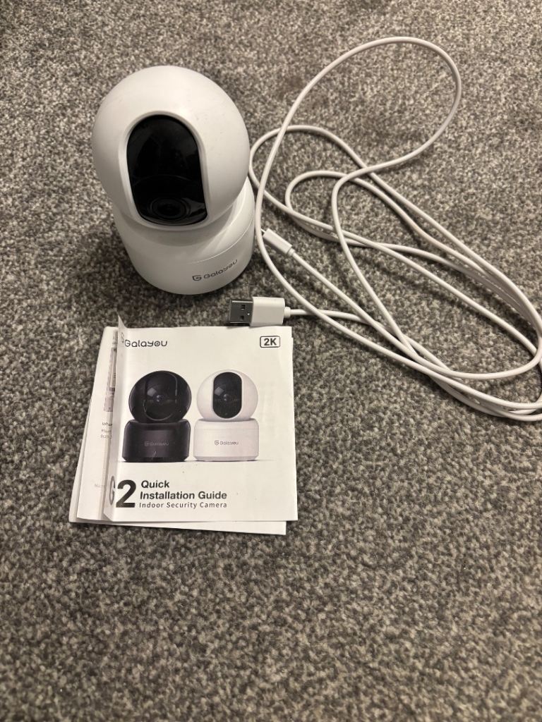 USB Indoor Camera With Wire And Instructions
