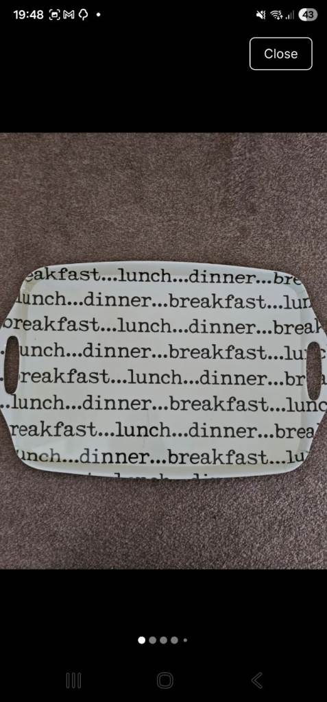 Tea tray