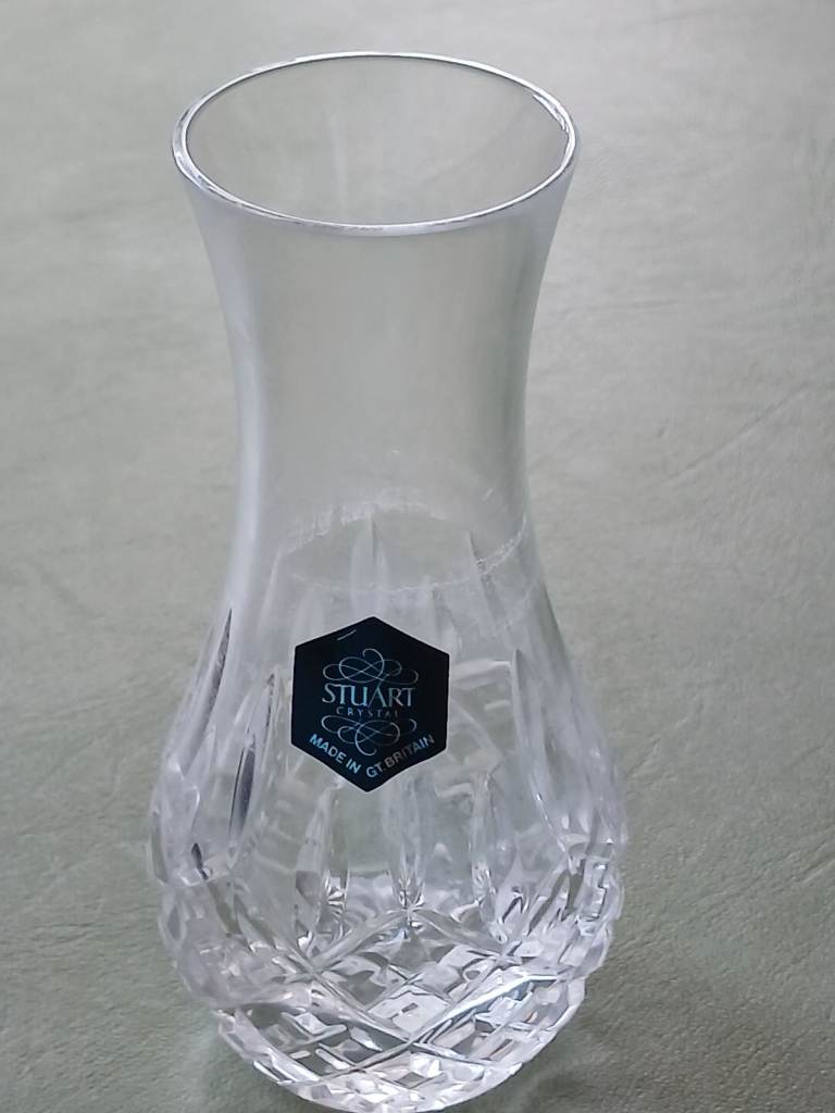 Vintage Stuart Crystal 5" Bud vase
