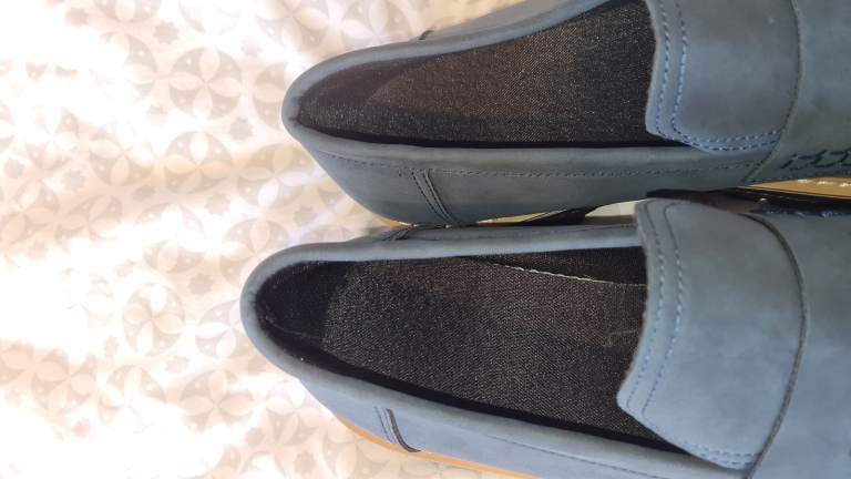 Brand new blue soft touch ultra lightweight chunky soles slip in shoes. Christmas present.